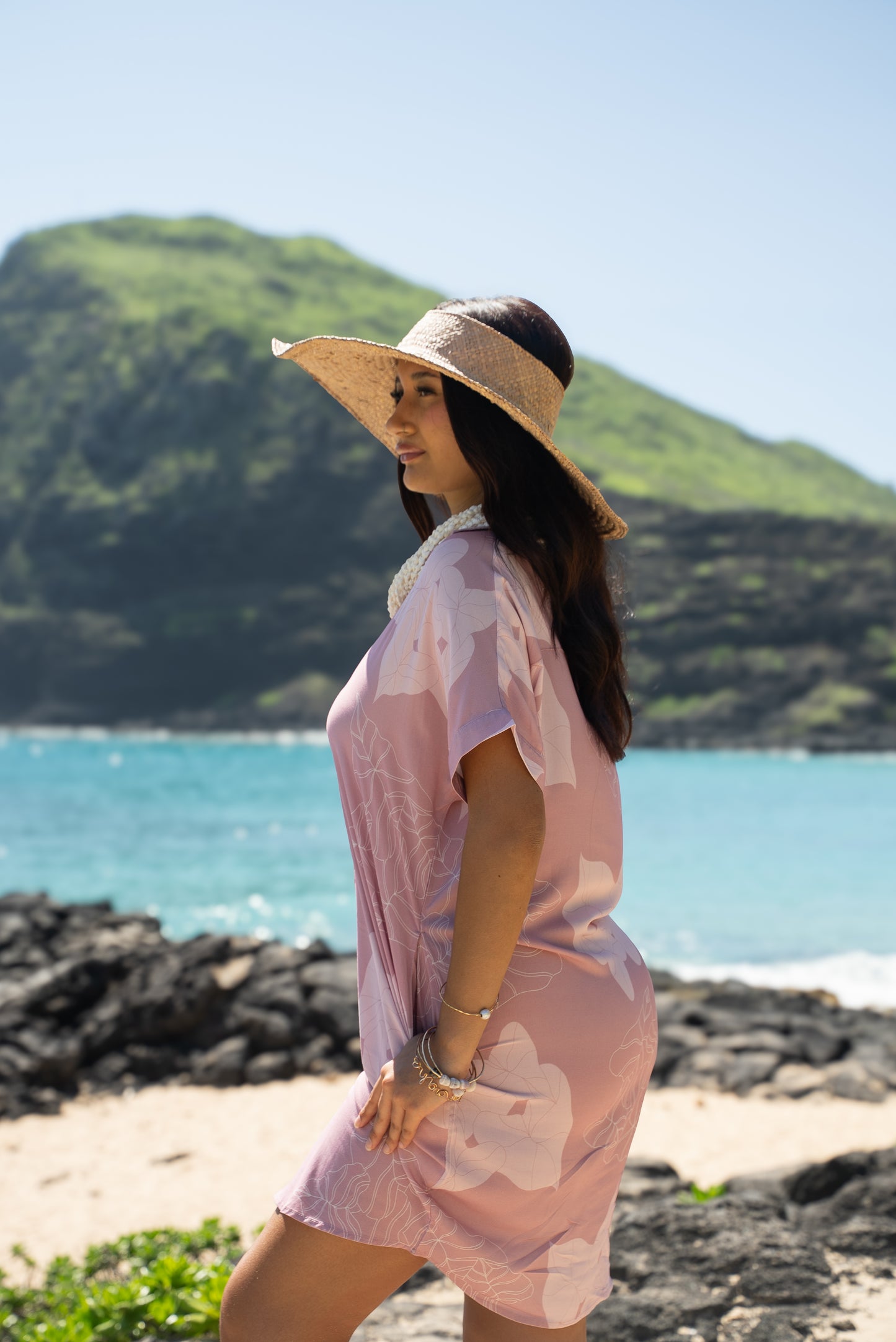 Wahine Kalo Shirt Dress