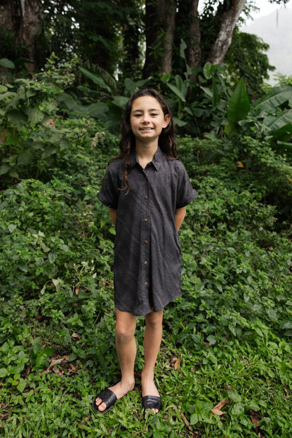 Kaikamahine Lei Shirt Dress
