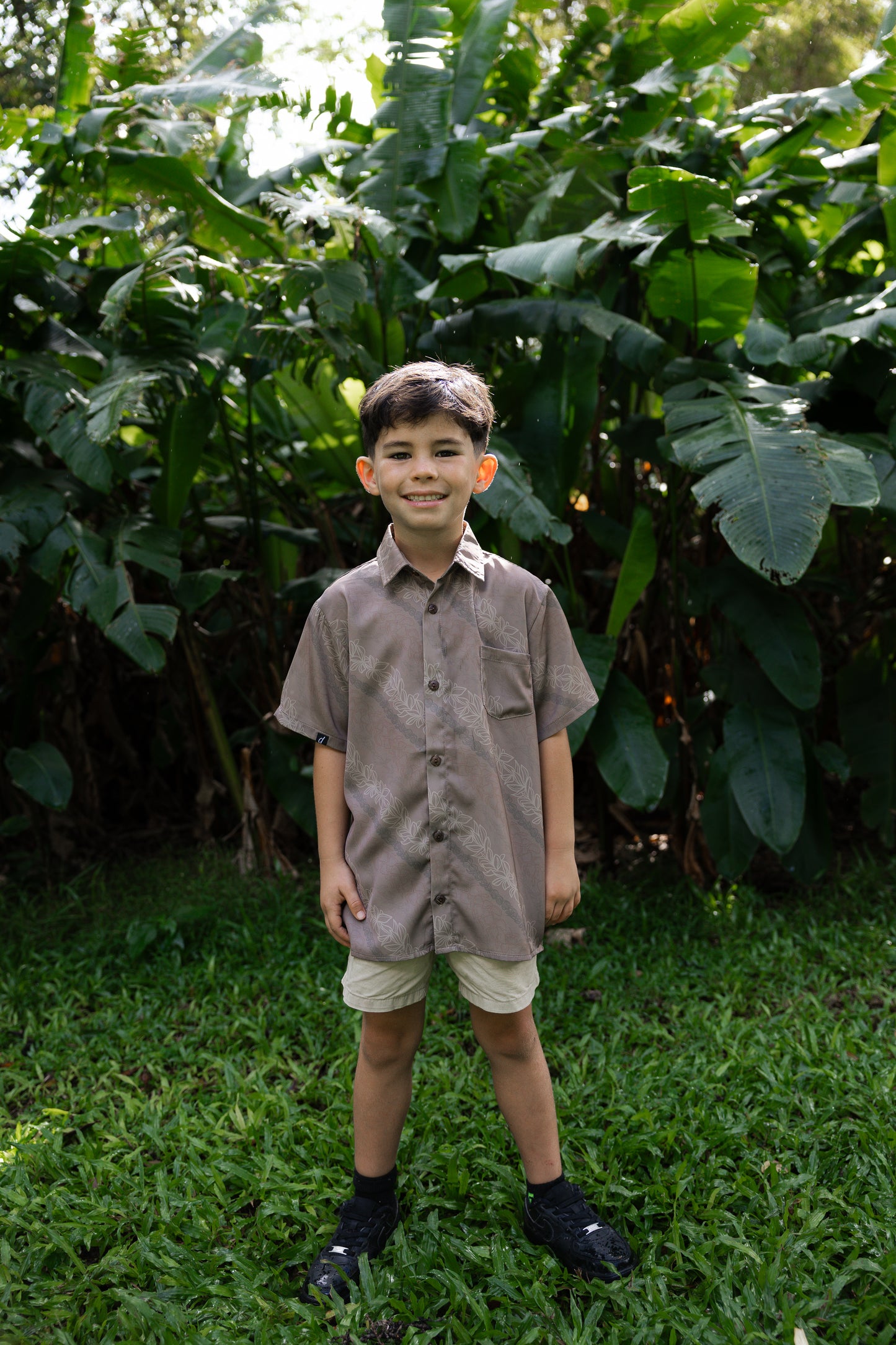 Keiki Kāne Lei Aloha Shirt