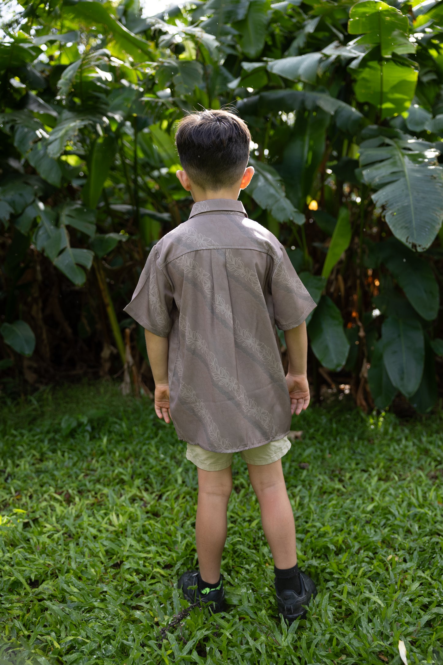 Keiki Kāne Lei Aloha Shirt