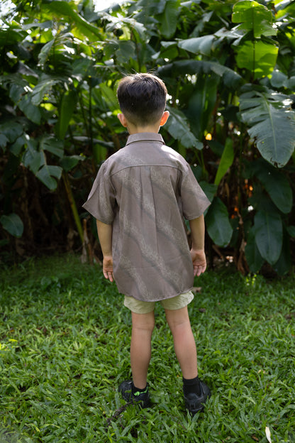 Keiki Kāne Lei Aloha Shirt