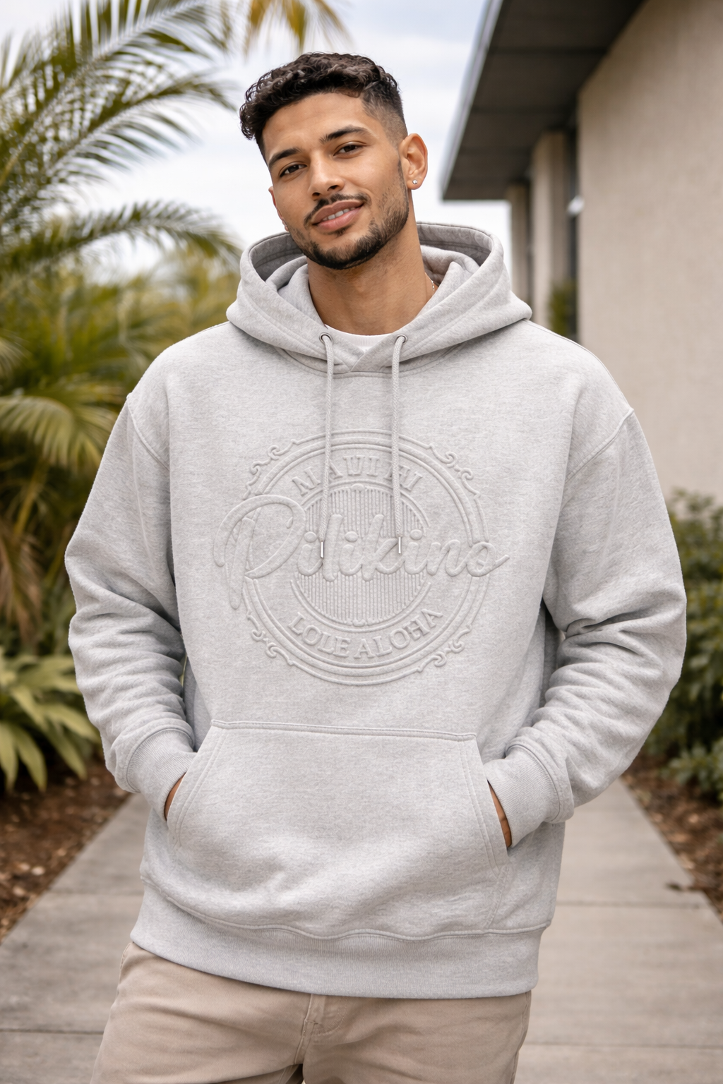 Pilikino Embossed Hoodie